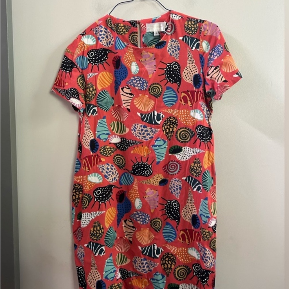 Corey Lynn Calter Shell Patterned Dress